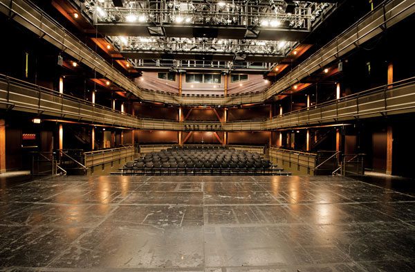 view of theatre from stage