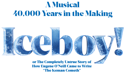 Text "Iceboy!" rendered in frosty, ice-like letters with a blue and white color scheme, giving a frozen appearance.