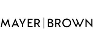 Mayer Brown logo featuring the firm’s name in black capital letters with a vertical bar separating "MAYER" and "BROWN" on a white background.