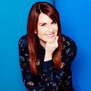 Headshot of Megan Mullally.