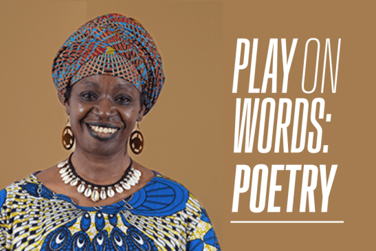 Headshot of Zahra Baker. Play on Words: Poetry.