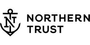 Northern Trust logo featuring a stylized anchor with the letters N and T, alongside the words "Northern Trust" in bold, uppercase text.