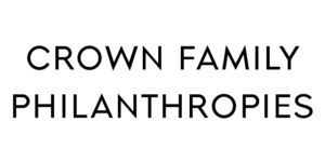 The image displays the text "CROWN FAMILY PHILANTHROPIES" in uppercase, black letters on a white background.