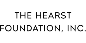 Black text on a white background reads "THE HEARST FOUNDATION, INC." in all capital letters.