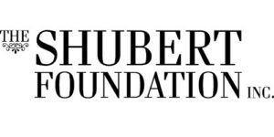 The Shubert Foundation Inc. logo in black text on a white background.