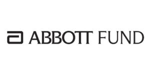 Abbott Fund logo with a stylized "a" symbol followed by the words "ABBOTT FUND" in bold, black uppercase letters on a white background.