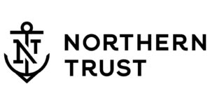 Northern Trust logo featuring a stylized anchor with the letters "N" and "T" beside the words "Northern Trust" in bold, black text on a white background.