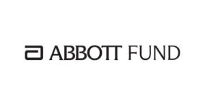 Abbott Fund logo featuring a stylized lowercase "a" next to the words "ABBOTT FUND" in black text on a white background.