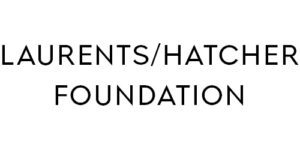 Black text reading “LAURENTS/HATCHER FOUNDATION” on a white background, centered and in all capital letters.