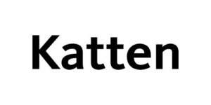 The word "Katten" is displayed in bold black text on a white background.