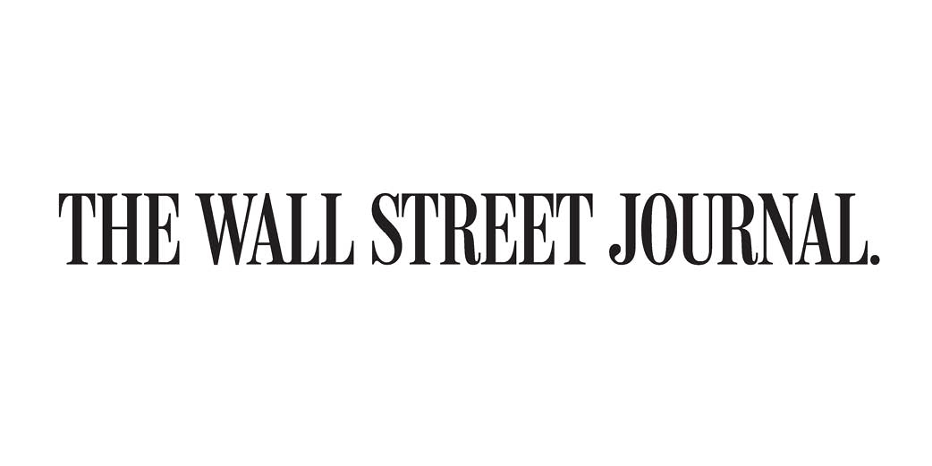 The Wall Street Journal logo featuring the publication's name in bold, black, serif capital letters on a white background.