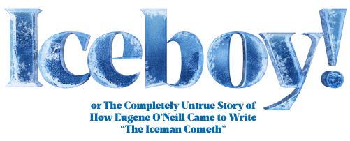 The word "Iceboy!" appears in large, icy blue letters with a frosty texture and a slight sheen.