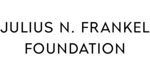 Black text on a white background reads “JULIUS N. FRANKEL FOUNDATION” in all capital letters, centered and using a simple sans-serif font.