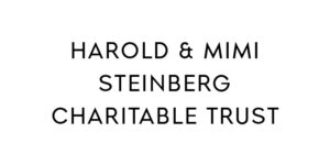 Black text reads “Harold & Mimi Steinberg Charitable Trust” on a plain white background.
