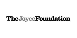 The Joyce Foundation logo with “The” and “Foundation” in black and “Joyce” in gray, all in bold serif font on a white background.